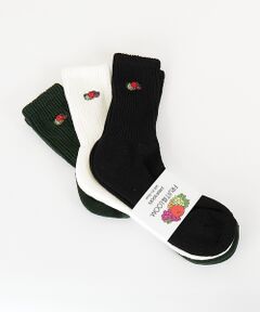 ABAHOUSE / アバハウス ソックス | 【FRUIT OF THE LOOM/フルーツ・オブ・ザ・ルーム】3Pゆるリッチ