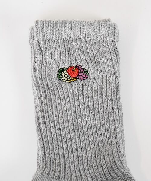 ABAHOUSE / アバハウス ソックス | 【FRUIT OF THE LOOM/フルーツ・オブ・ザ・ルーム】3Pゆるリッチ | 詳細5