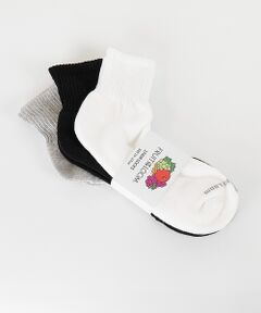 ABAHOUSE / アバハウス ソックス | 【FRUIT OF THE LOOM/フルーツ・オブ・ザ・ルーム】Q3Pベーシッ