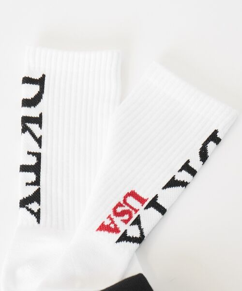 ABAHOUSE / アバハウス ソックス | 【Dickies / ディッキーズ】3P縦ロゴソックス/3足パック縦ロゴデザイン | 詳細7