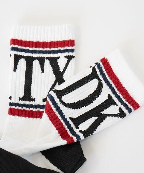 ABAHOUSE / アバハウス ソックス | 【Dickies / ディッキーズ】3P DKTXロゴソックス/3足パックロゴ靴 | 詳細6