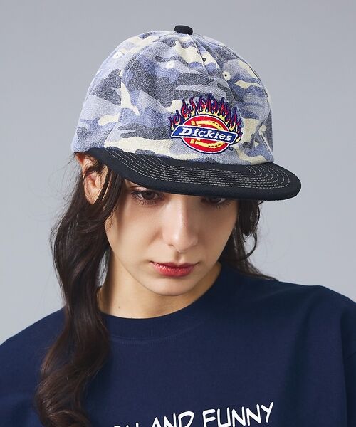 ABAHOUSE / アバハウス ハット | 【Dickies / ディッキーズ】FIRE ICON5PANEL　CAP/ファ（グレー）