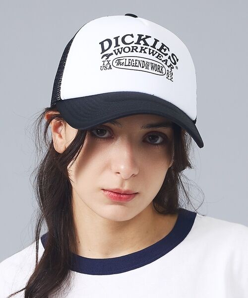ABAHOUSE / アバハウス ハット | 【Dickies / ディッキーズ】WORKMOTIF MESH　CAP/ワーク（ホワイト）