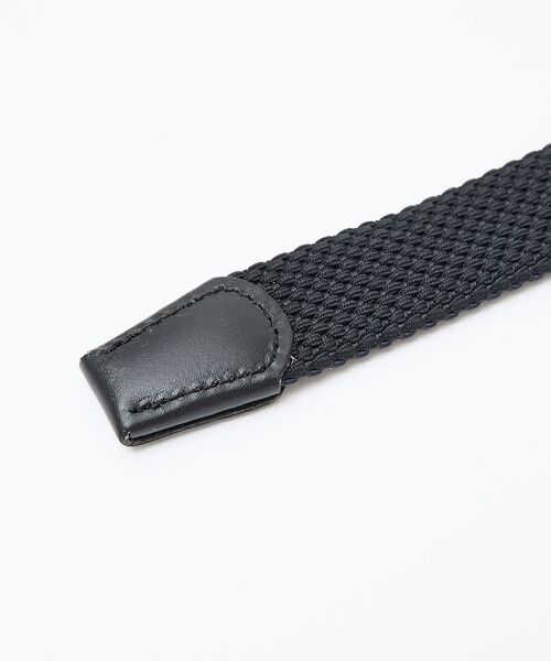 ABAHOUSE / アバハウス ベルト・サスペンダー | 【ABAHOUSE　les essentiels】リバーシブルゴムメッシュベルト | 詳細7