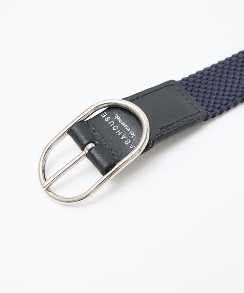 ABAHOUSE / アバハウス ベルト・サスペンダー | 【ABAHOUSE　les essentiels】リバーシブルゴムメッシュベルト | 詳細8