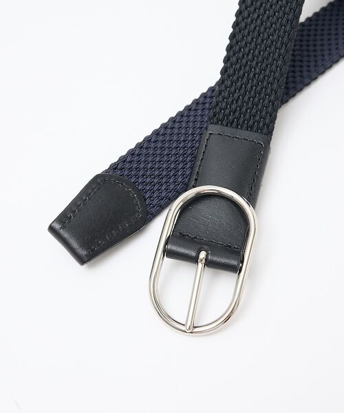 ABAHOUSE / アバハウス ベルト・サスペンダー | 【ABAHOUSE　les essentiels】リバーシブルゴムメッシュベルト | 詳細9