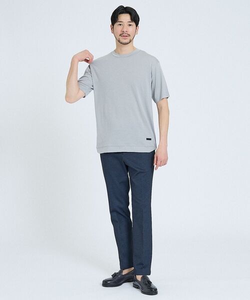 ABAHOUSE / アバハウス ニット・セーター | 【メリノウール100%】 ハイゲージニット Tシャツ【予約】 | 詳細2