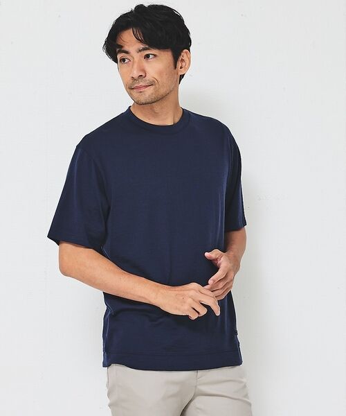 ABAHOUSE / アバハウス ニット・セーター | 【サマーニット】 メリノウール ハイゲージニット Tシャツ / UVカット / | 詳細10