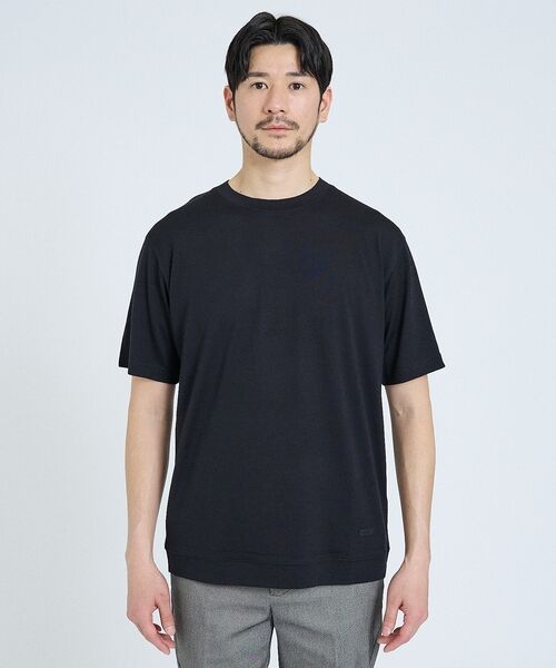 ABAHOUSE / アバハウス ニット・セーター | 【メリノウール100%】 ハイゲージニット Tシャツ【予約】 | 詳細8