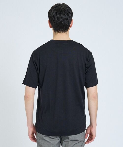 ABAHOUSE / アバハウス ニット・セーター | 【メリノウール100%】 ハイゲージニット Tシャツ【予約】 | 詳細10