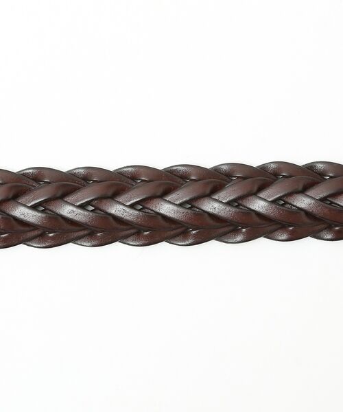 ABAHOUSE / アバハウス ベルト・サスペンダー | 【ON/OFF兼用】レザー メッシュ ベルト | 詳細3