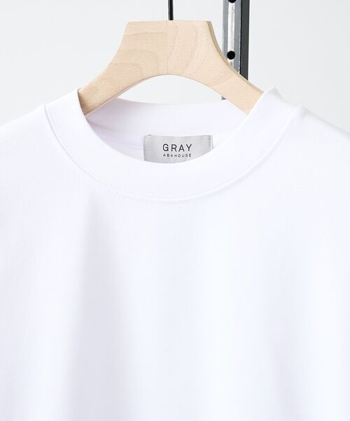 ABAHOUSE / アバハウス Tシャツ | 【SMART CLOSET】シルキータッチ モックネック 長袖Tシャツ | 詳細2