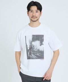 ABAHOUSE / アバハウス Tシャツ | 【CITY PHOTO】 半袖Tシャツ