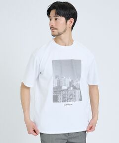 ABAHOUSE / アバハウス Tシャツ | 【CITY PHOTO】 半袖Tシャツ