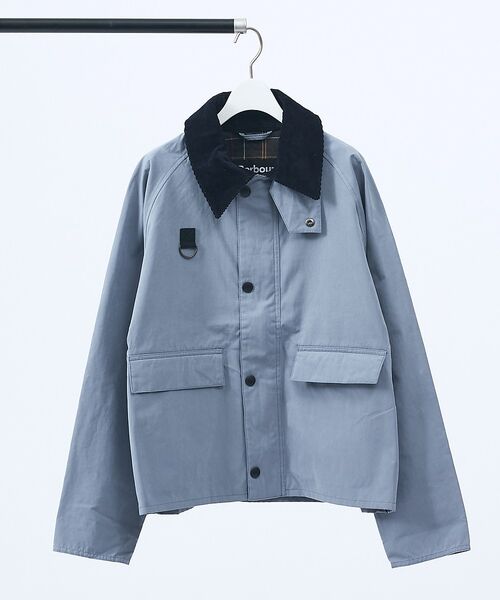 ABAHOUSE / アバハウス ブルゾン | 【Barbour / バブアー】 OS SPEY CASUAL JACKET /（ブルーグレー）