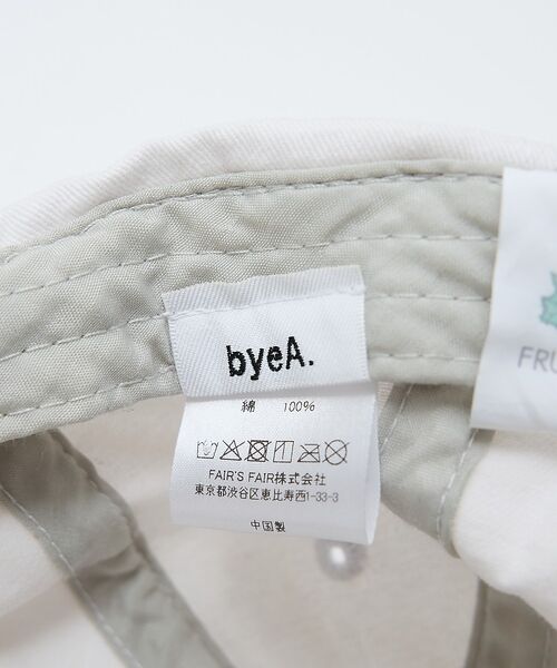 ABAHOUSE / アバハウス ハット | 【byeA / バイエー】 NOT APPLE CAP LEMON / ノットア | 詳細7