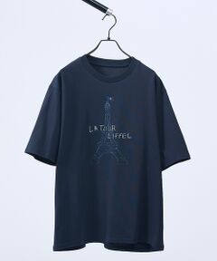ABAHOUSE / アバハウス Tシャツ | HAND DRAWN ART – TOWER Tシャツ / プリントTシャツ【予