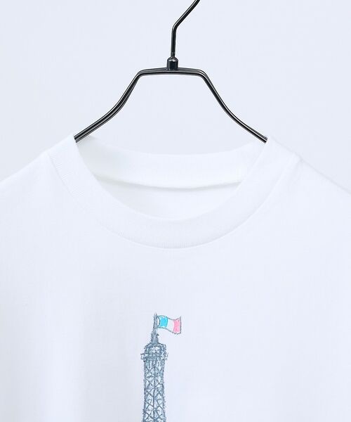 ABAHOUSE / アバハウス Tシャツ | HAND DRAWN ART – TOWER Tシャツ / プリントTシャツ【予 | 詳細3