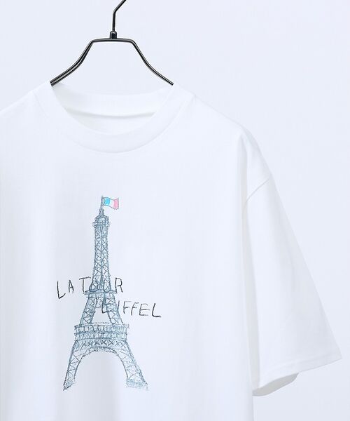 ABAHOUSE / アバハウス Tシャツ | HAND DRAWN ART – TOWER Tシャツ / プリントTシャツ【予 | 詳細4