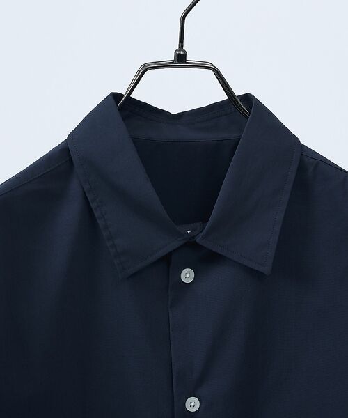 ABAHOUSE / アバハウス シャツ・ブラウス | ストレッチコットン レギュラーカラー リラックス半袖シャツ / オーバーサイズ【 | 詳細5