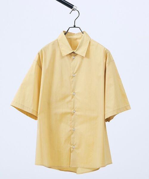 ABAHOUSE / アバハウス シャツ・ブラウス | ストレッチコットン レギュラーカラー リラックス半袖シャツ / オーバーサイズ【 | 詳細15