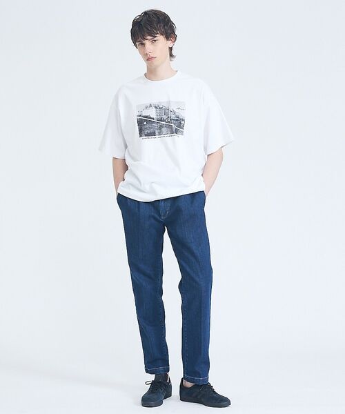 ABAHOUSE / アバハウス Tシャツ | PARIS BACK ALLEY フォトプリント 半袖Tシャツ / オーバーサイ | 詳細19