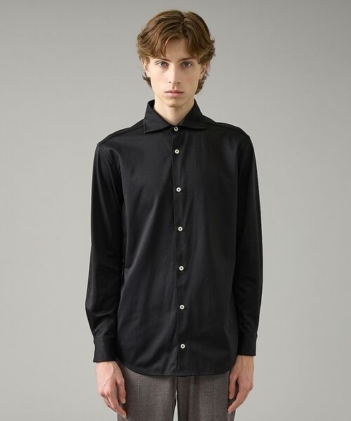 ABAHOUSE / アバハウス シャツ・ブラウス | 【ON/OFF兼用】SOLOTEXコットン 36ゲージ モクロディ ストレッチシ | 詳細6