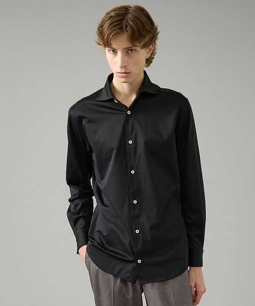 ABAHOUSE / アバハウス シャツ・ブラウス | 【ON/OFF兼用】SOLOTEXコットン 36ゲージ モクロディ ストレッチシ | 詳細13