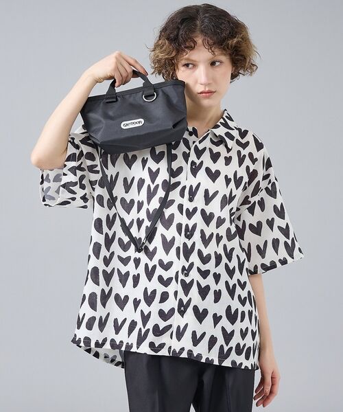 ABAHOUSE / アバハウス シャツ・ブラウス | 【Revo. / レヴォ】TH-4082 ハートペイント ドットパターン ボック | 詳細10