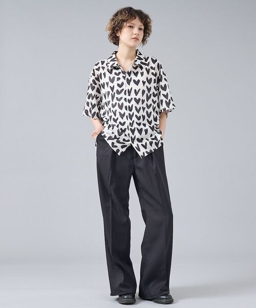 ABAHOUSE / アバハウス シャツ・ブラウス | 【Revo. / レヴォ】TH-4082 ハートペイント ドットパターン ボック | 詳細2