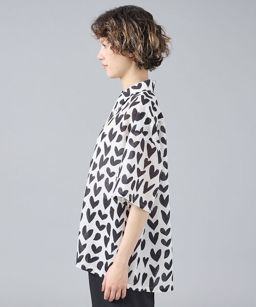 ABAHOUSE / アバハウス シャツ・ブラウス | 【Revo. / レヴォ】TH-4082 ハートペイント ドットパターン ボック | 詳細5