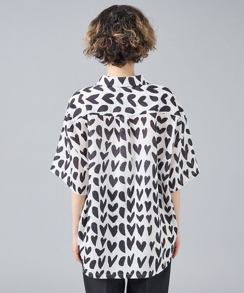 ABAHOUSE / アバハウス シャツ・ブラウス | 【Revo. / レヴォ】TH-4082 ハートペイント ドットパターン ボック | 詳細6