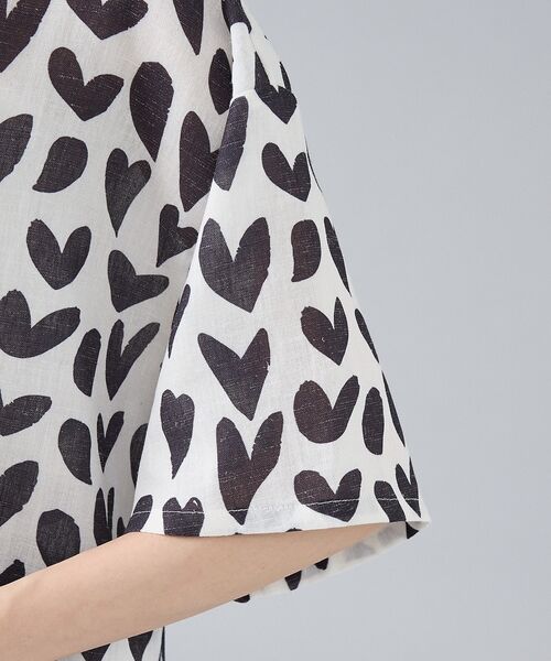 ABAHOUSE / アバハウス シャツ・ブラウス | 【Revo. / レヴォ】TH-4082 ハートペイント ドットパターン ボック | 詳細8