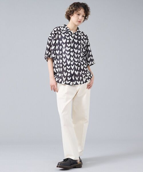 ABAHOUSE / アバハウス シャツ・ブラウス | 【Revo. / レヴォ】TH-4082 ハートペイント ドットパターン ボック | 詳細14