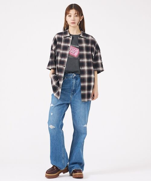 ABAHOUSE / アバハウス シャツ・ブラウス | 【Revo. / レヴォ】TH-4093 / オンブレチェック 半袖シャツ / | 詳細1