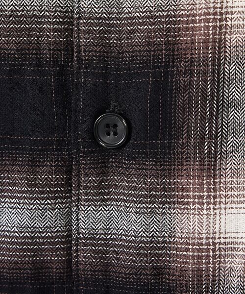 ABAHOUSE / アバハウス シャツ・ブラウス | 【Revo. / レヴォ】TH-4093 / オンブレチェック 半袖シャツ / | 詳細13