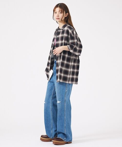 ABAHOUSE / アバハウス シャツ・ブラウス | 【Revo. / レヴォ】TH-4093 / オンブレチェック 半袖シャツ / | 詳細3
