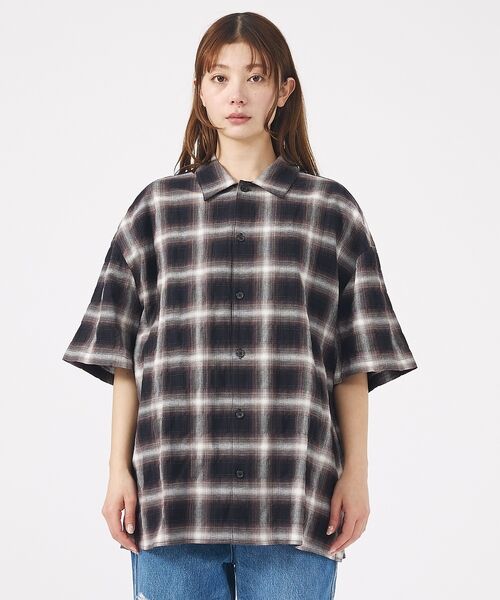 ABAHOUSE / アバハウス シャツ・ブラウス | 【Revo. / レヴォ】TH-4093 / オンブレチェック 半袖シャツ / | 詳細7