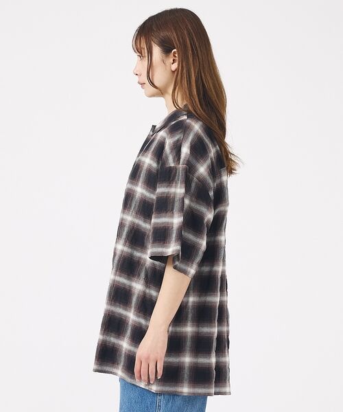 ABAHOUSE / アバハウス シャツ・ブラウス | 【Revo. / レヴォ】TH-4093 / オンブレチェック 半袖シャツ / | 詳細8