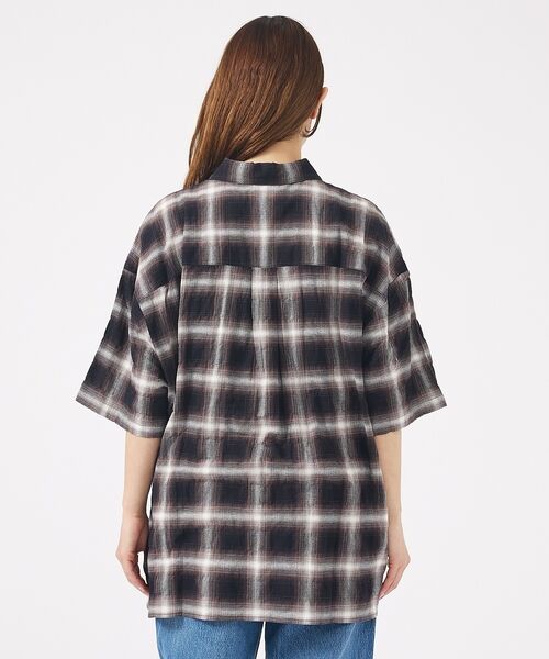 ABAHOUSE / アバハウス シャツ・ブラウス | 【Revo. / レヴォ】TH-4093 / オンブレチェック 半袖シャツ / | 詳細9
