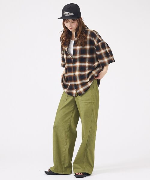 ABAHOUSE / アバハウス シャツ・ブラウス | 【Revo. / レヴォ】TH-4093 / オンブレチェック 半袖シャツ / | 詳細17