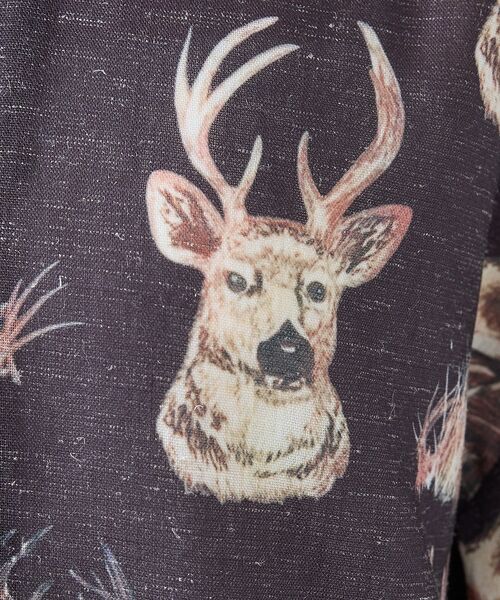 ABAHOUSE / アバハウス シャツ・ブラウス | 【Revo. / レヴォ】TH-4109 アニマルパターン 半袖シャツ / ユニ | 詳細7