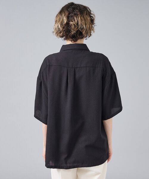 ABAHOUSE / アバハウス シャツ・ブラウス | 【Revo. / レヴォ】TH-4085 フラワーエンブロイダリー 刺繍 半袖シ | 詳細5