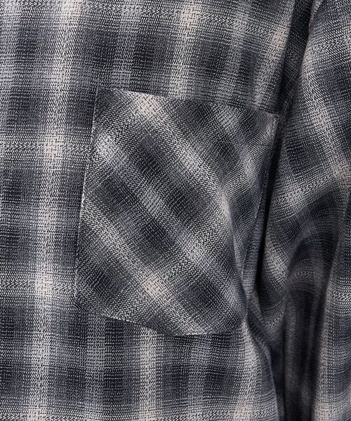 ABAHOUSE / アバハウス シャツ・ブラウス | 【Revo. / レヴォ】TH-4105 オンブレチェック 長袖シャツ / ユニ | 詳細10