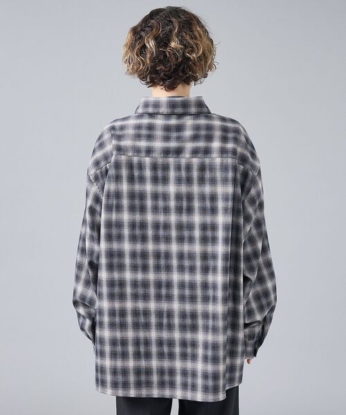 ABAHOUSE / アバハウス シャツ・ブラウス | 【Revo. / レヴォ】TH-4105 オンブレチェック 長袖シャツ / ユニ | 詳細6