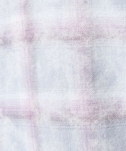 ABAHOUSE / アバハウス シャツ・ブラウス | 【Revo. / レヴォ】TH-4115 ブリーチ加工 フード チェック長袖シャ | 詳細10