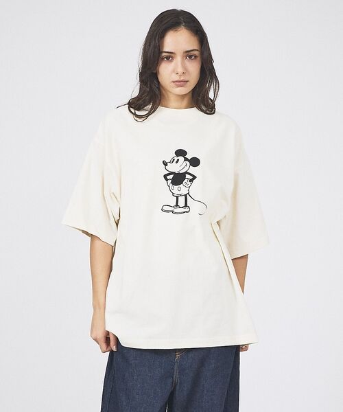 ABAHOUSE / アバハウス Tシャツ | 【DISCUS ATHLETIC / ディスカス】Disney / ミッキープリ（ホワイト系その他1）