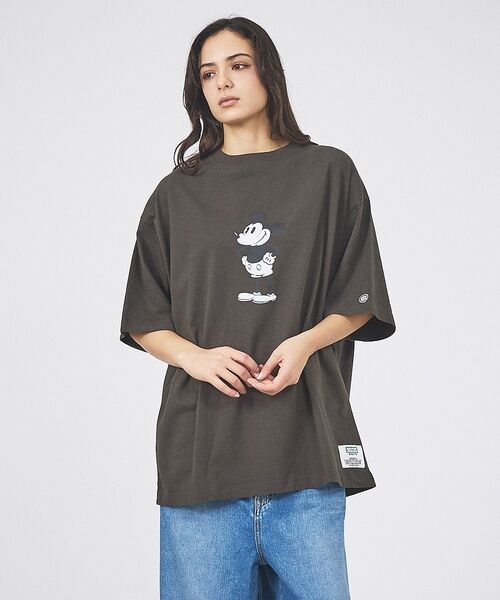 ABAHOUSE / アバハウス Tシャツ | 【DISCUS ATHLETIC / ディスカス】Disney / ミッキープリ（ブラック系その他1）