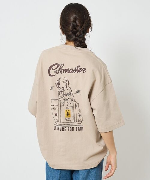ABAHOUSE / アバハウス Tシャツ | 【COBMASTER/コブマスター】ドックイントートルーズ Tシャツ / ユニセ（ベージュ）