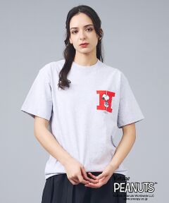 ABAHOUSE / アバハウス Tシャツ | 【PEANUTS x BEEFY-T】クルーネック半袖Tシャツ / 26SS /